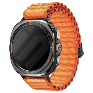 Samsung Galaxy Watch Ultra 2 Outdoor Nylon Strap (Orange)