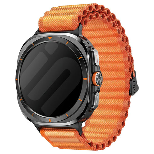 Samsung Galaxy Watch Ultra 2 Outdoor Nylon Strap (Orange)