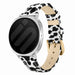 Bracelet cuir Samsung Galaxy Watch 8 - 40mm (léopard)