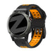 Bandz Bracelet double sport à boucle Garmin D2 Bravo (noir/orange)