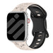 Apple Watch Flower Silicone Strap (Starlight/Black)
