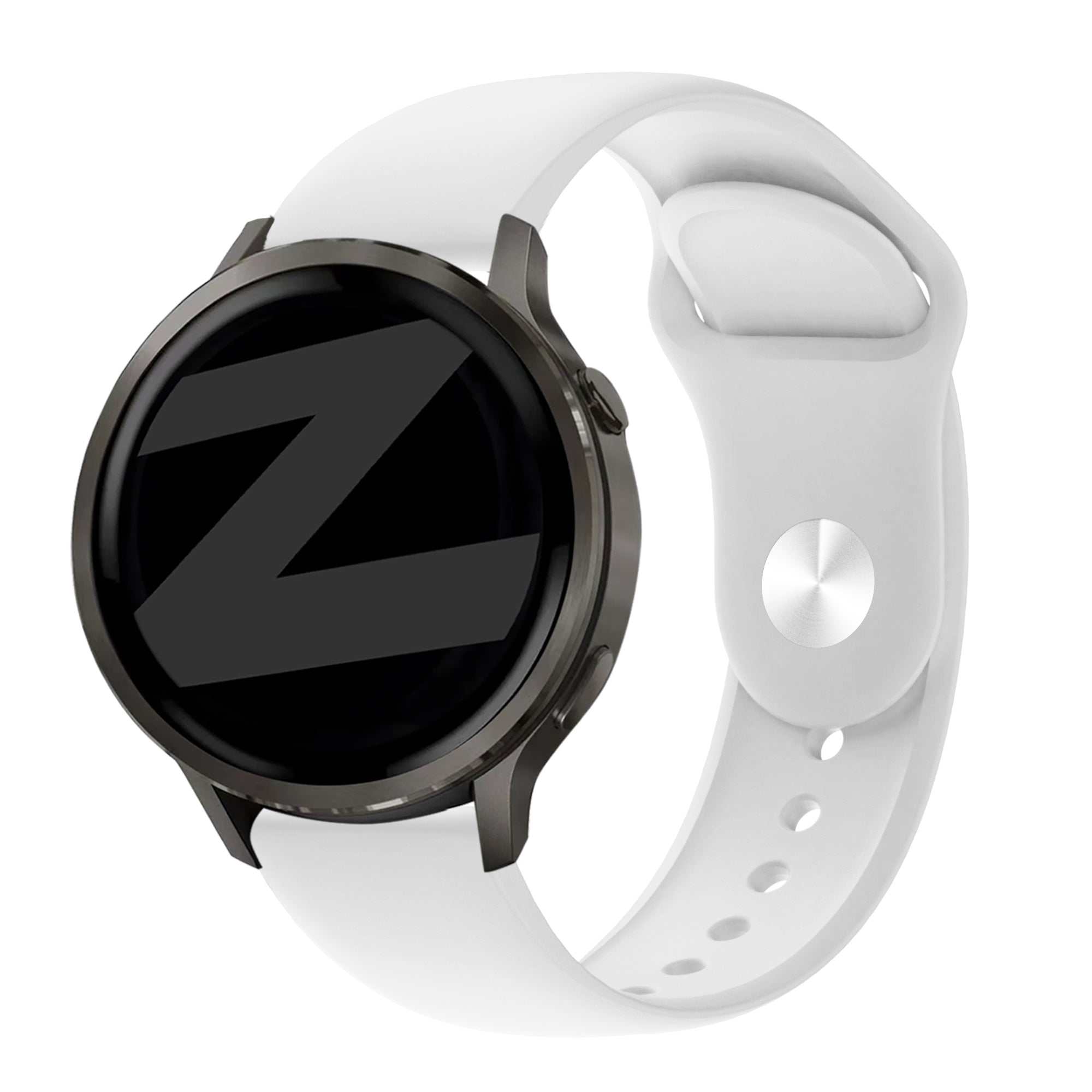Bandz Bracelet sport 'Deluxe' Garmin Vivoactive 4s (blanc)