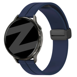 Bandz Bracelet silicone avec boucle en D Garmin Venu (bleu foncé)