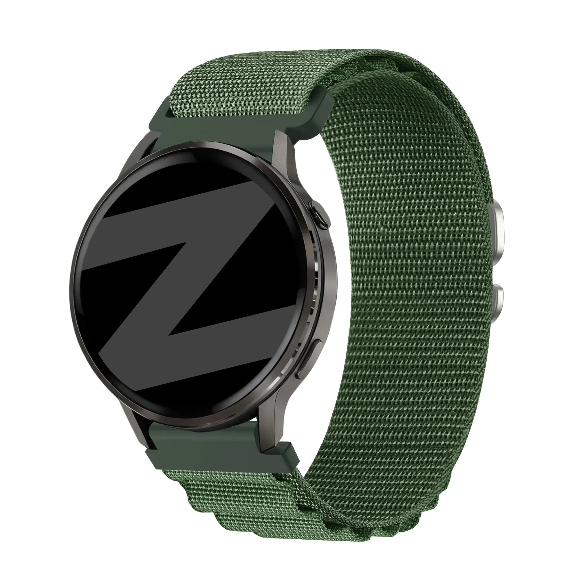 Bandz Bracelet nylon Alpine Garmin Vivomove 3 (verte)