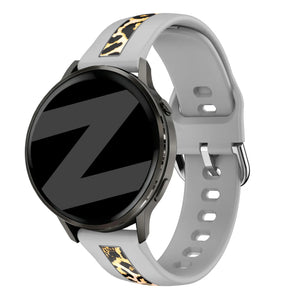 Bandz Bracelet dual léopard Amazfit Bip 3 (gris clair)