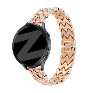 Bandz Bracelet metal 'V-Type' Garmin Forerunner 255s (or rose)