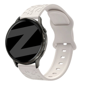 Bandz Bracelet silicone 'Léopard' Garmin Venu SQ 2 (lumière stellaire)