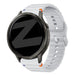 Bandz Bracelet silicone ondulé Garmin Venu 2 (gris clair)