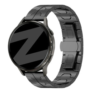 Bandz Bracelet acier 'Iron' Garmin Forerunner 255 (noir)