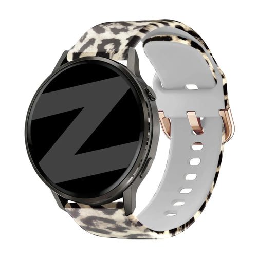 Bandz Bracelet silicone 'Léopard' Garmin Venu SQ 2