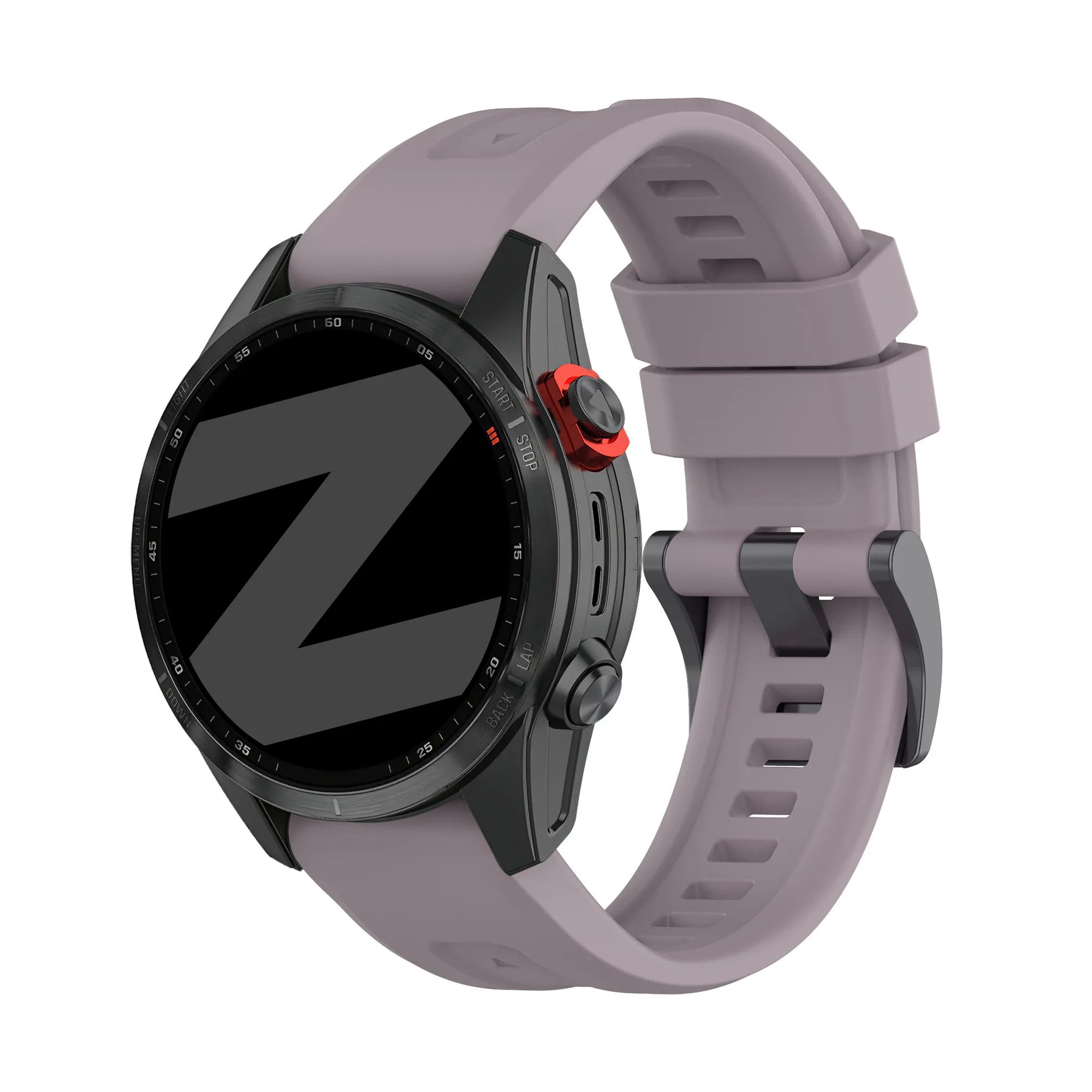 Bandz Bracelet silicone 'Classic' Garmin Enduro 1 / 2 / 3 (lavande gris)