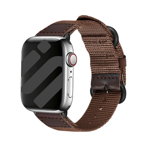 Bracelet canvas Apple Watch Ultra (marron)