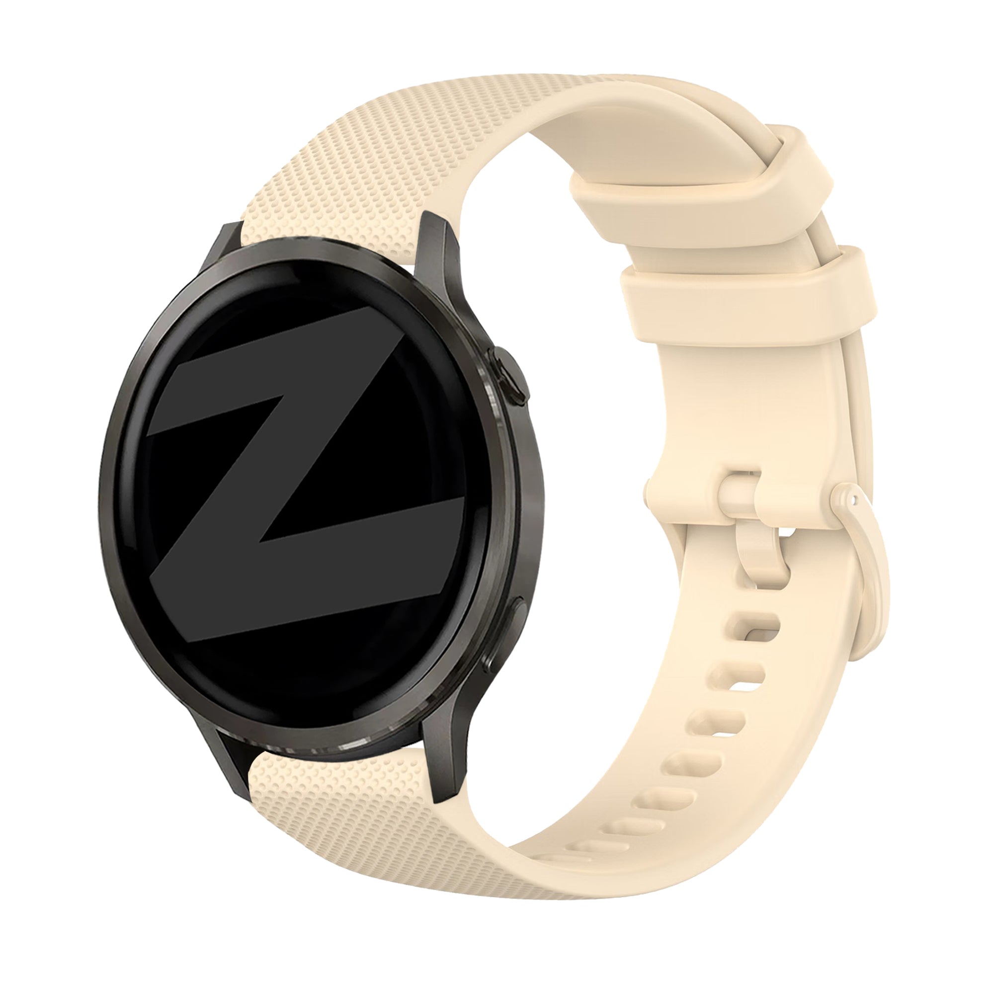 Bandz Garmin Vivoactive 3 Silicone Strap 'Premium' (Beige)
