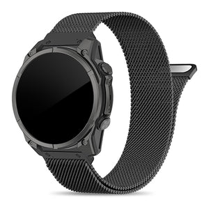 Bracelet milanais premium Garmin Approach S70 - 42mm (noir)