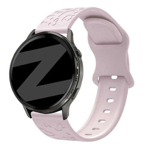 Bandz Garmin Vivomove Style Silicone Strap 'Leopard' (Pink)