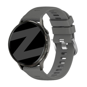 Bandz Bracelet silicone 'Deluxe' Garmin Vivoactive 4s (gris foncé)