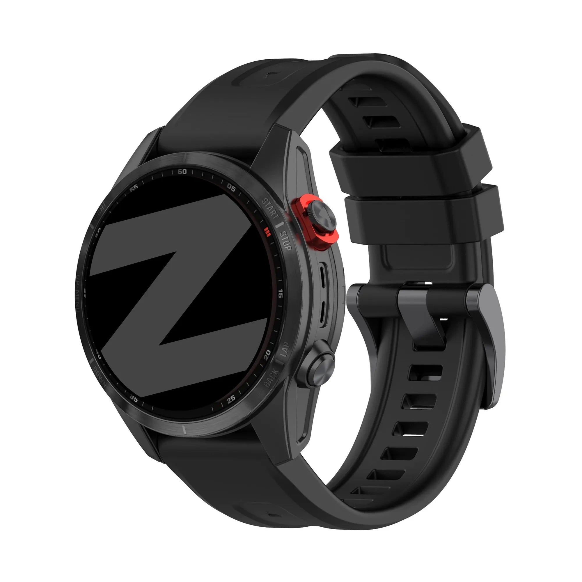 Bandz Bracelet silicone 'Classic' Garmin Fenix 7s (noir)