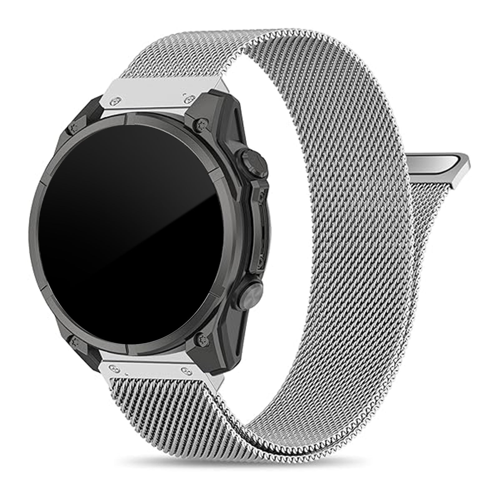 Bracelet milanais premium Garmin Fenix 7s (argent)