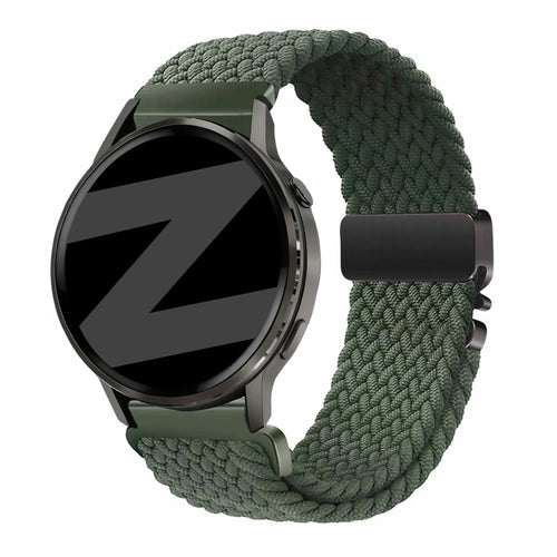 Bandz Bracelet tressé 'Parachute' Garmin Venu 2 Plus (vert)