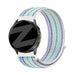Bandz Bracelet nylon Loop Garmin Venu 4 - 41mm (bleu à rayures)
