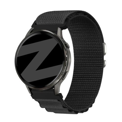 Bandz Bracelet nylon Alpine Garmin D2 Air X15 (noir)
