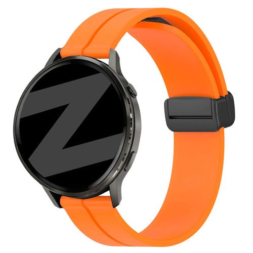 Bandz Garmin Forerunner 645 Silicone Strap with D-Buckle (Orange)
