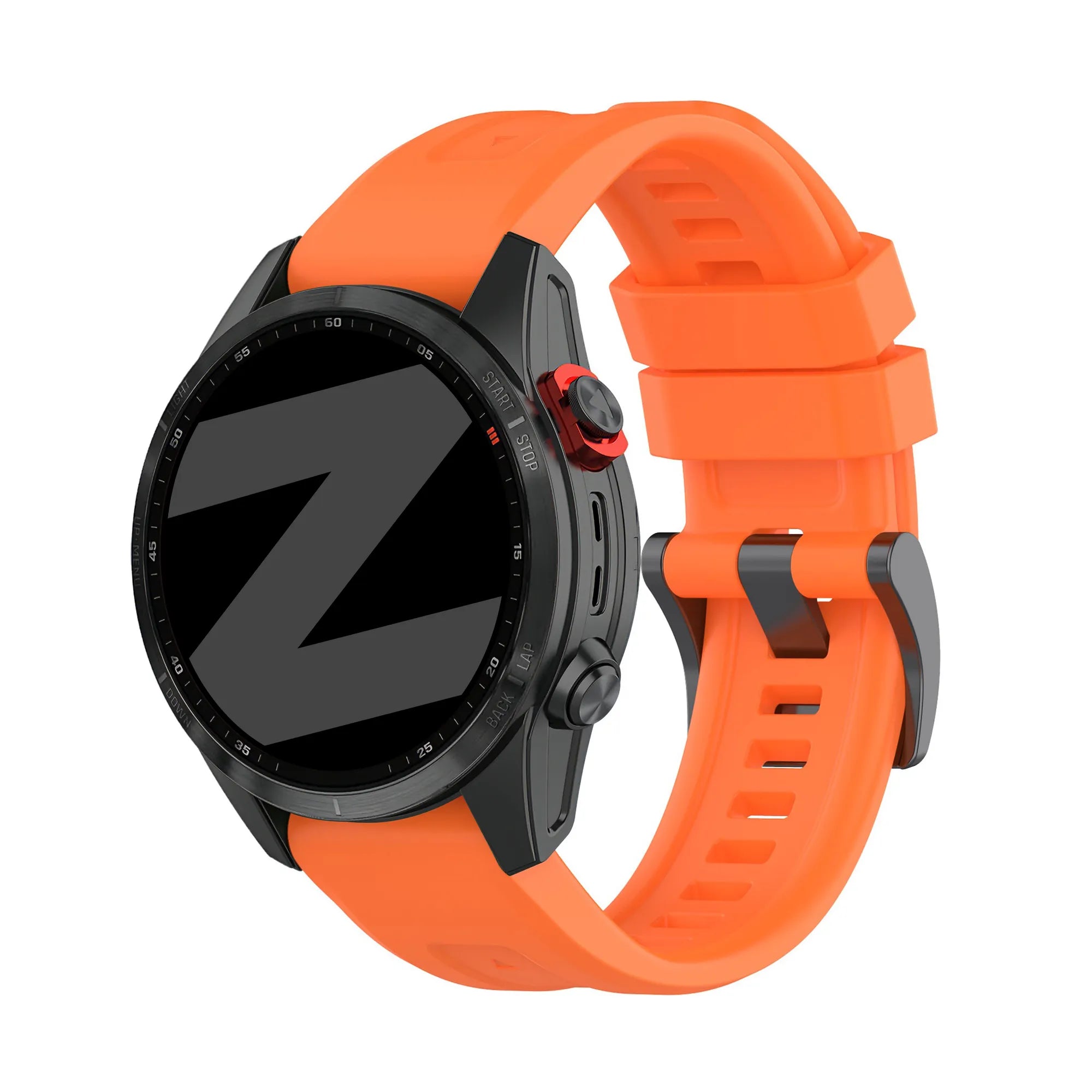 Bandz Bracelet silicone 'Classic' Garmin Approach S70 - 42mm (orange)