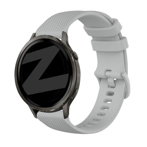Bandz Bracelet silicone 'Premium' Garmin Vivoactive 6 (gris)
