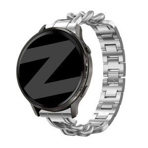 Bandz Garmin Bounce 2 Metal Strap 'Chains' (Silver)