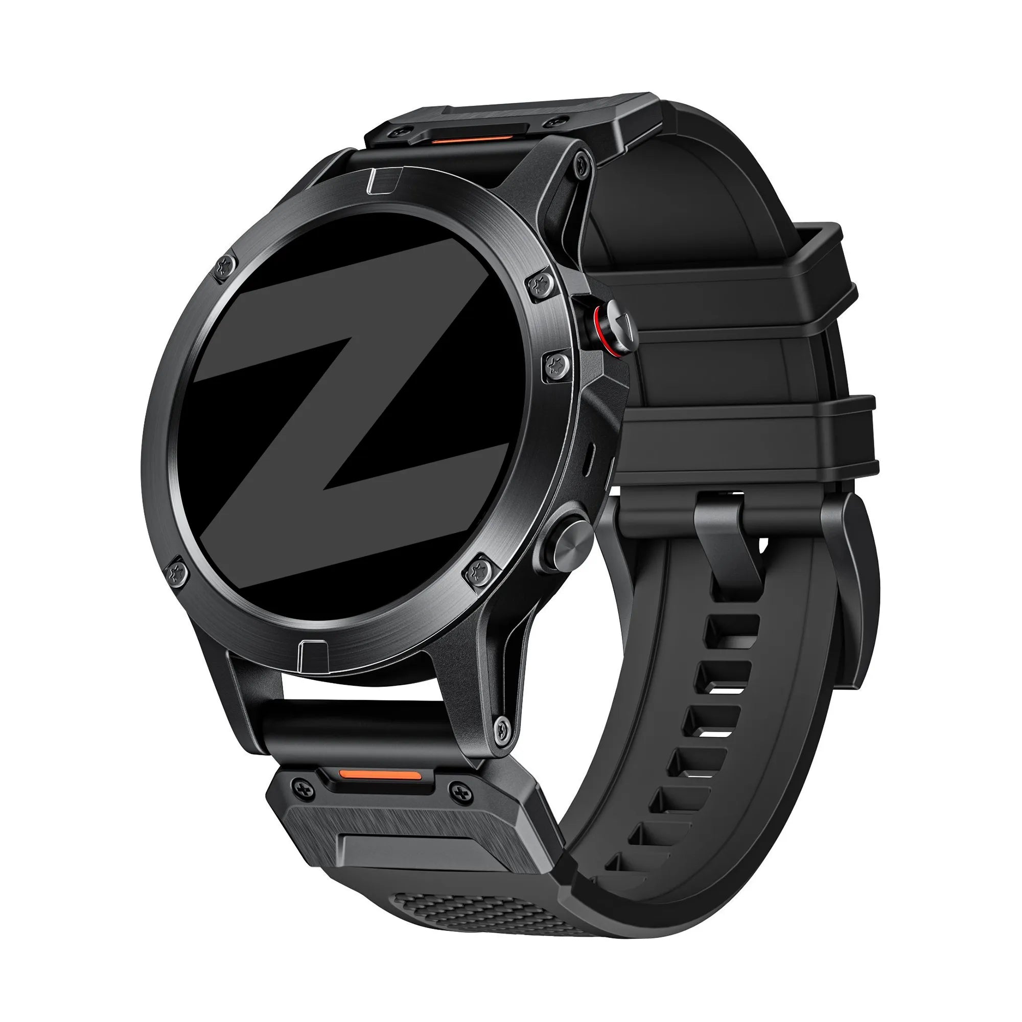 Bandz Bracelet silicone 'Explorer' Garmin Descent Mk1 (noir)