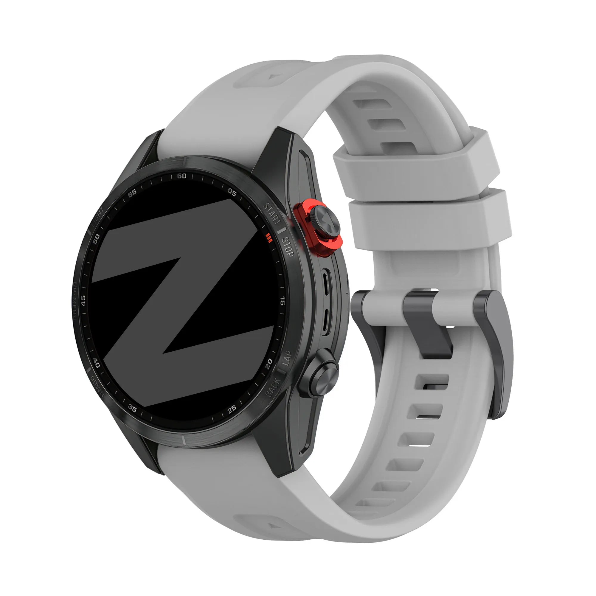 Bandz Bracelet silicone 'Classic' Garmin Forerunner 745 (gris)