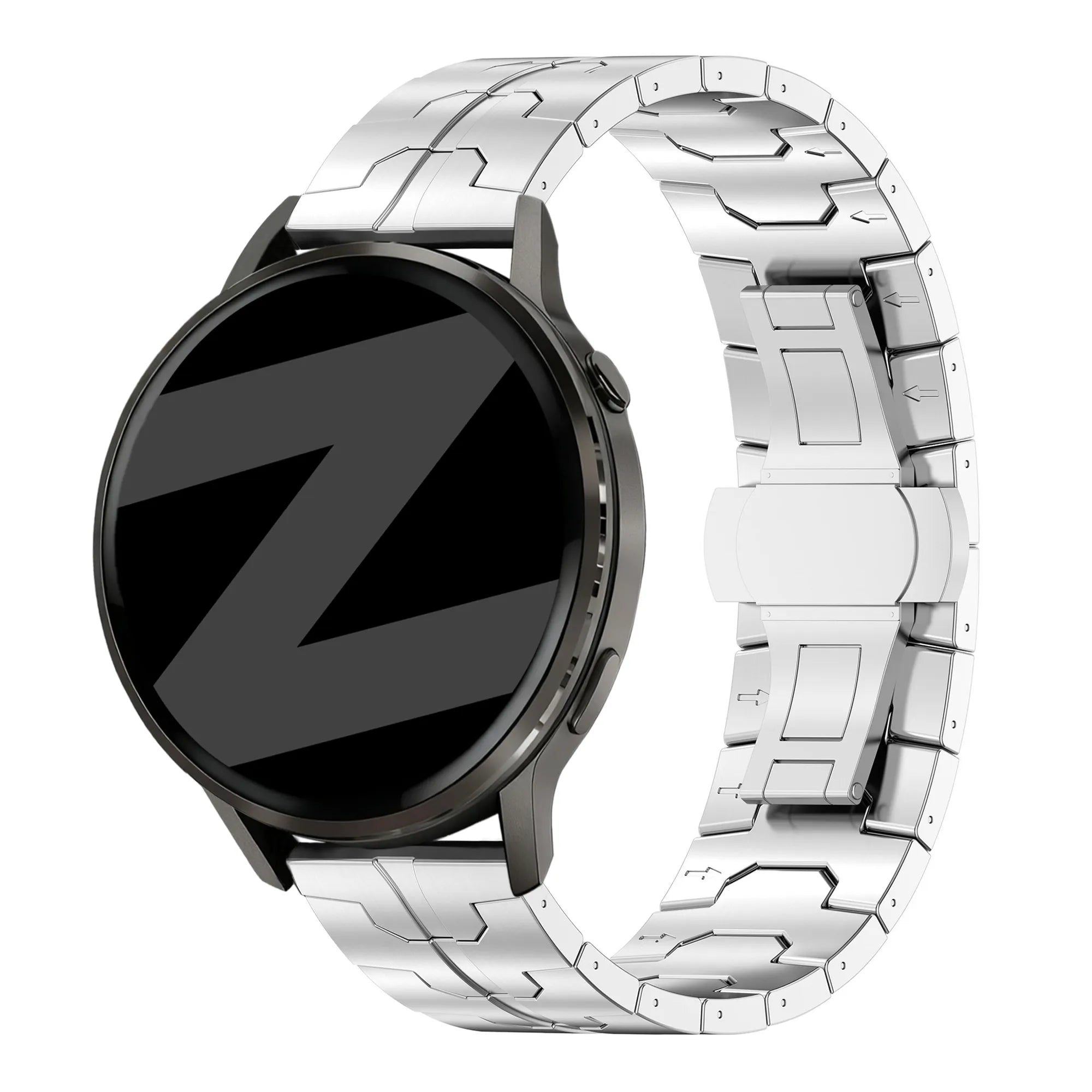 Bandz Bracelet acier 'Iron' Garmin Venu 3 (argent)