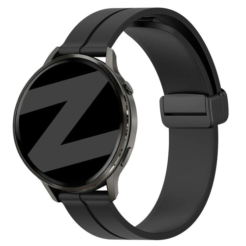 Bandz Garmin Approach S12 Silicone Strap with D-Buckle (Black)