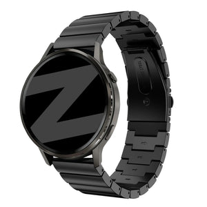 Bandz Bracelet acier 'One Bead' Garmin Approach S42 (noir)