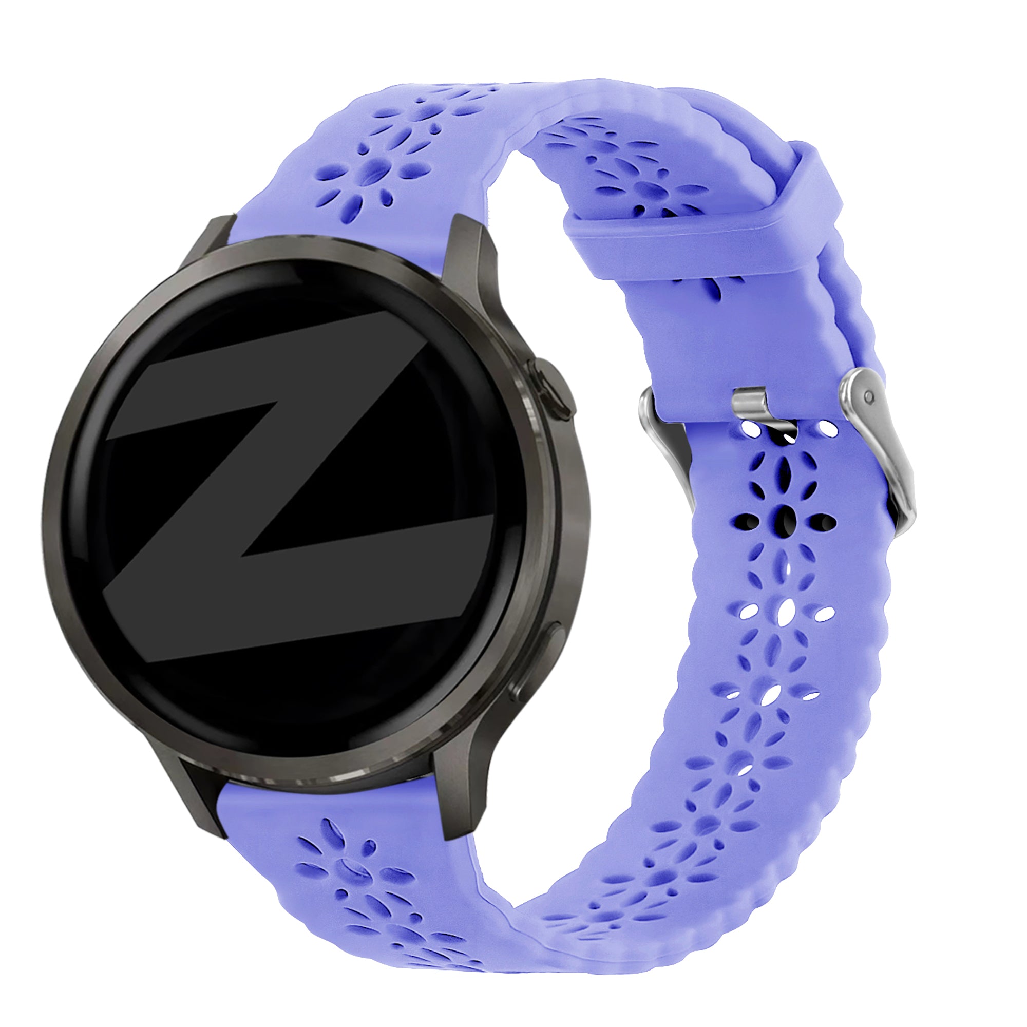 Bandz Bracelet silicone 'Lace' Garmin Vivoactive 6 (mauve)