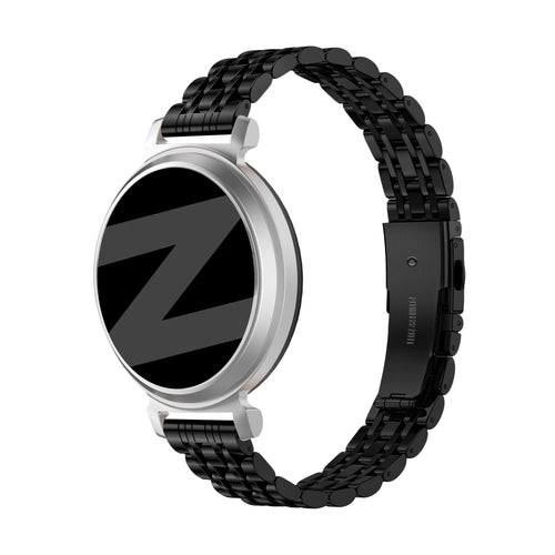 Bandz Bracelet acier 'Deluxe' Zenwatch Lily (noir)