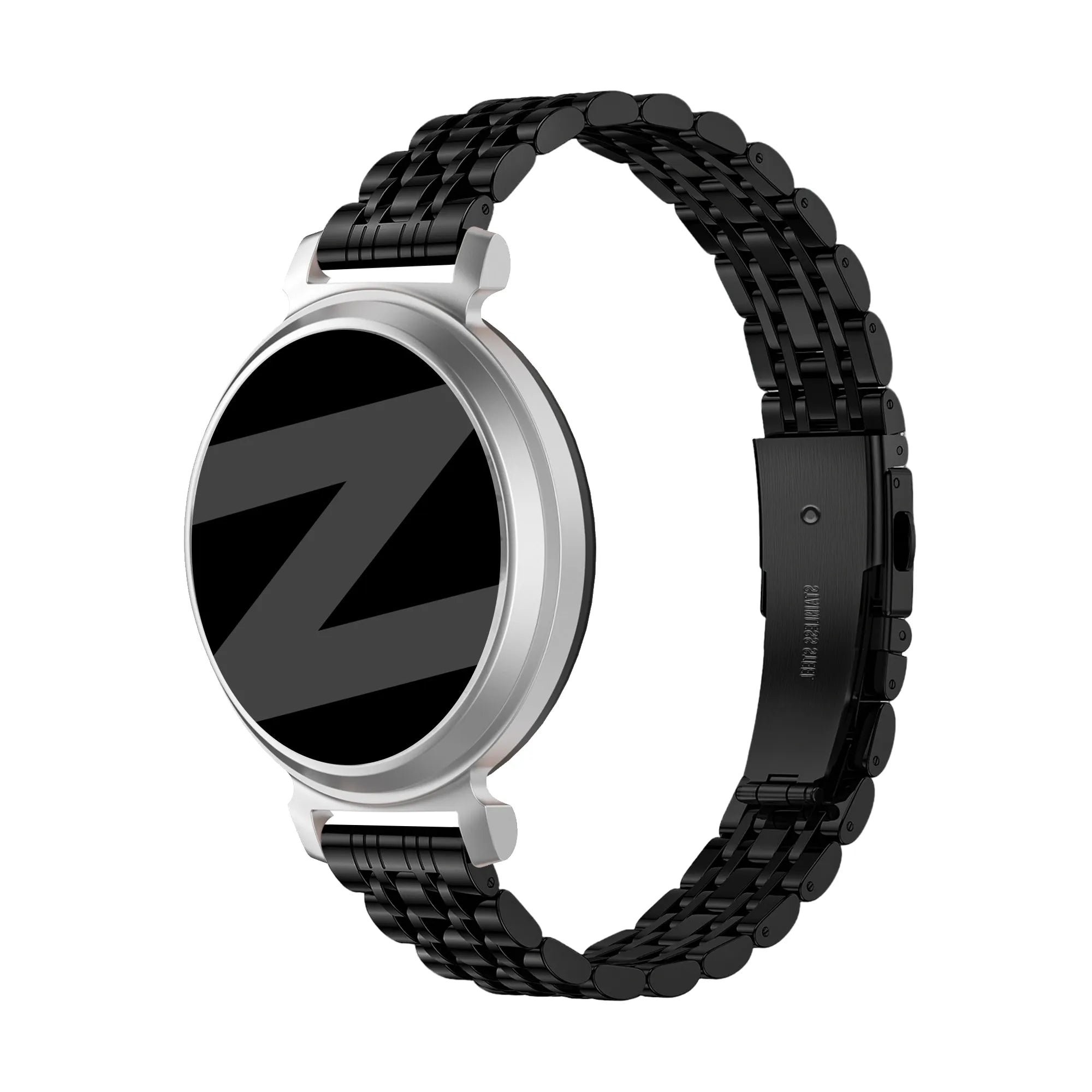 Bandz Bracelet acier 'Deluxe' Zenwatch Lily (noir)
