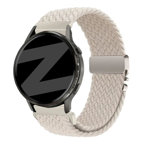 Bandz Bracelet tressé 'Parachute' Garmin Venu 4 - 41mm (lumière stellaire)
