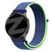 Bandz Bracelet nylon Garmin Venu 4 - 41mm (bleu/lime)