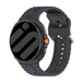 Bracelet sport double Samsung Galaxy Watch 9 - 44mm (gris foncé/bleu)