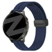 Bandz Bracelet silicone avec boucle en D Garmin Venu SQ (bleu foncé)