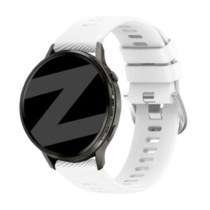 Bandz Bracelet silicone 'Deluxe' Garmin Venu 3s (blanc)