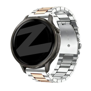 Bandz Bracelet acier 'Classic' Garmin Vivomove Sport (argent/or rose)