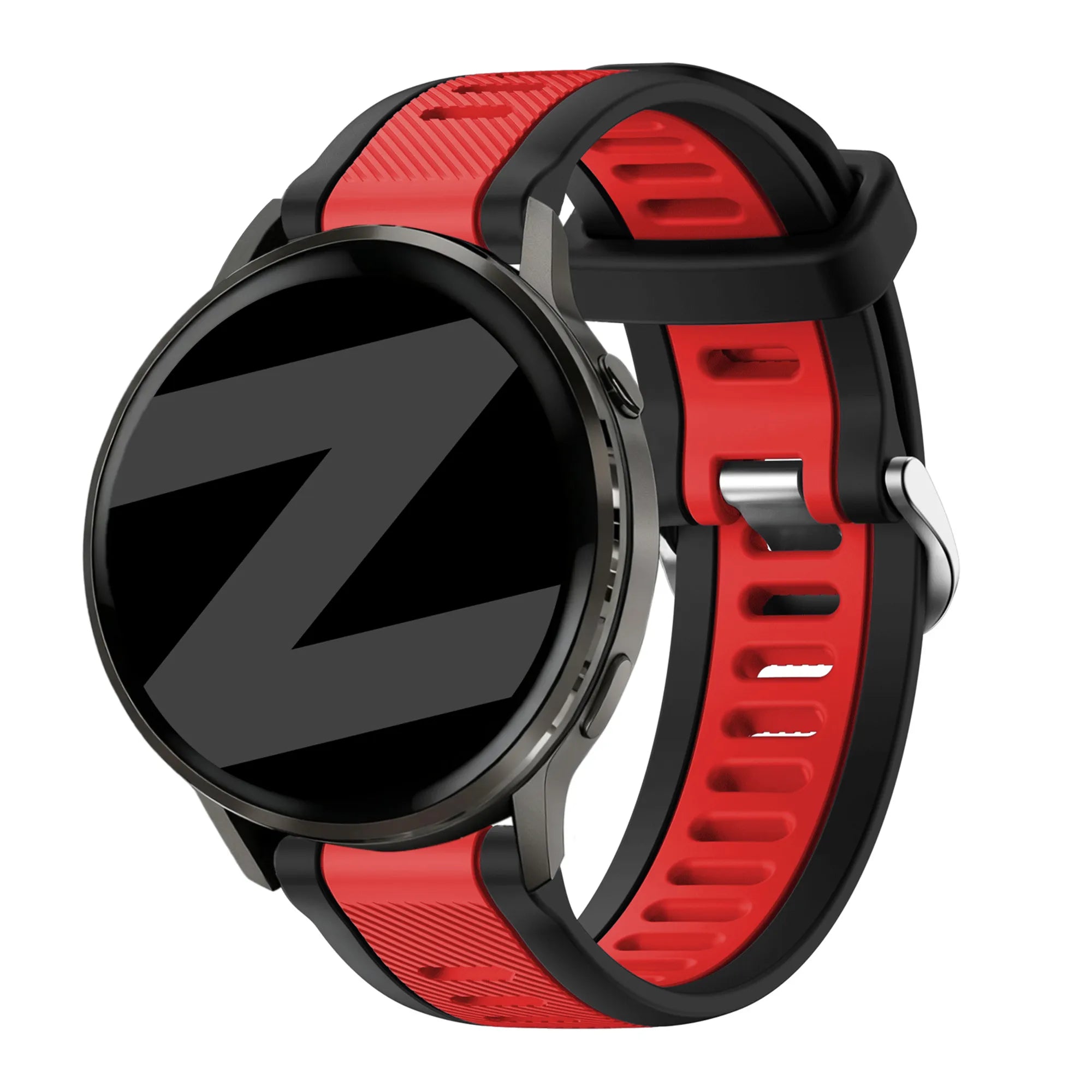 Bandz Bracelet dual sport avec boucle Garmin Venu 3 (noir/rouge)