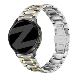 Bandz Bracelet acier 'Deluxe' Garmin Venu 4 - 41mm (argent/or)