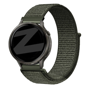 Bandz Garmin Venu 3s Nylon Loop Strap (Dark Green)