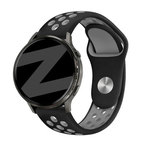 Bandz Bracelet sport 'Deluxe' Garmin Vivomove Sport (noir/gris)