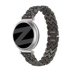 Bandz Bracelet metal 'V-Type' Garmin Lily 2 (noir)
