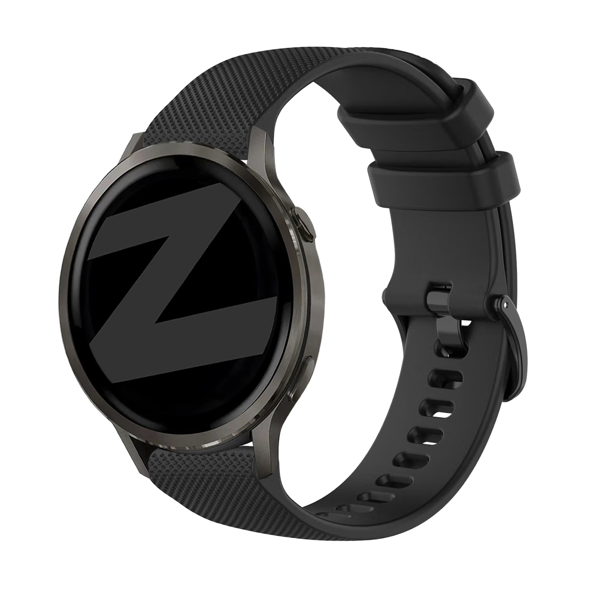 Bandz Bracelet silicone 'Premium' Garmin Venu SQ 2 (noir)