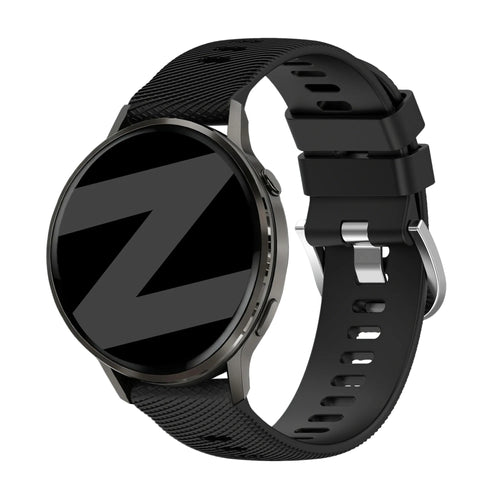 Bandz Bracelet silicone 'Deluxe' Garmin Venu 2s (noir)